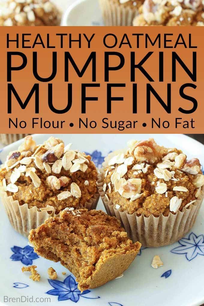 Healthy Pumpkin Muffins No Flour