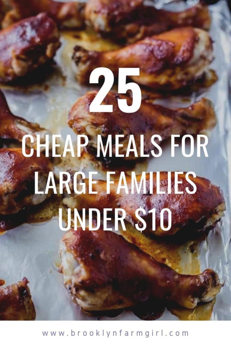 Cheap Meals For 4 Under $10