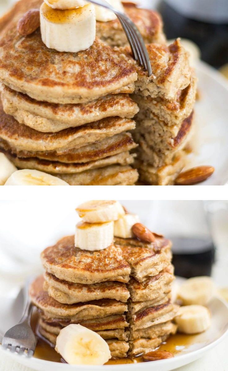 Healthy Pancakes Banana Oats