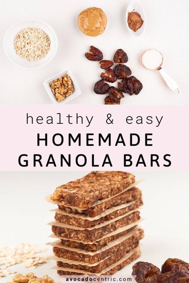 Homemade Vegan Nut Free Granola Bars