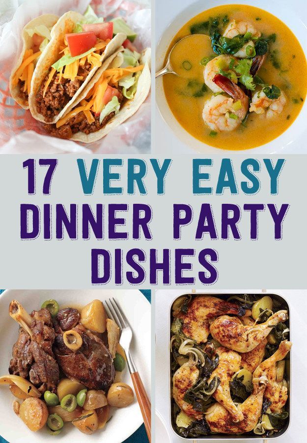 Easy Recipe Ideas For Dinner Party