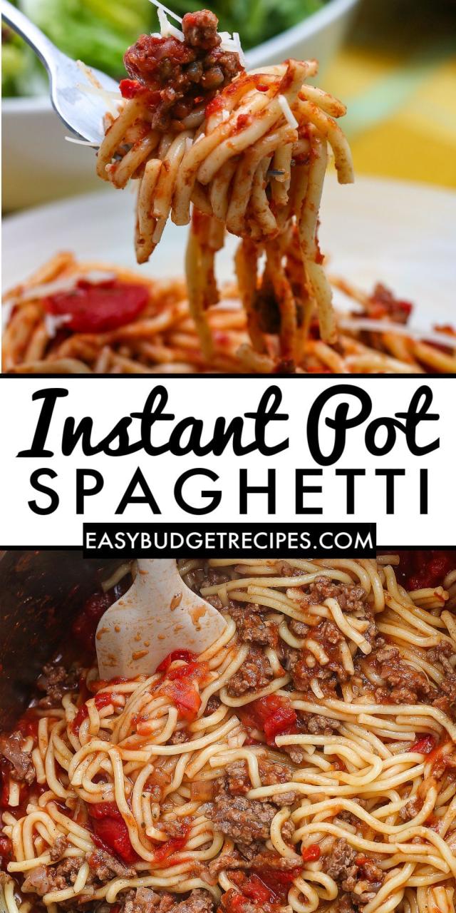 Budget Spaghetti Recipe