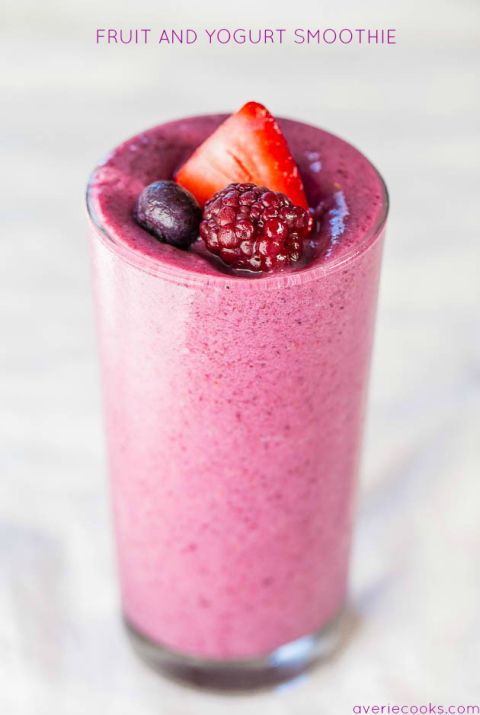 Easy Smoothie Recipes With Frozen Fruit And Yogurt