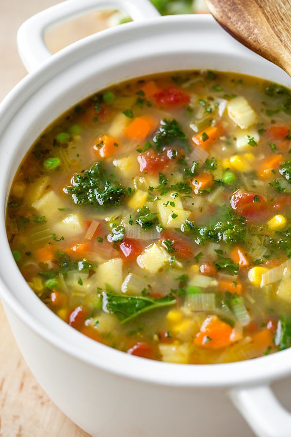 Healthy Vegetable Soup For Dinner