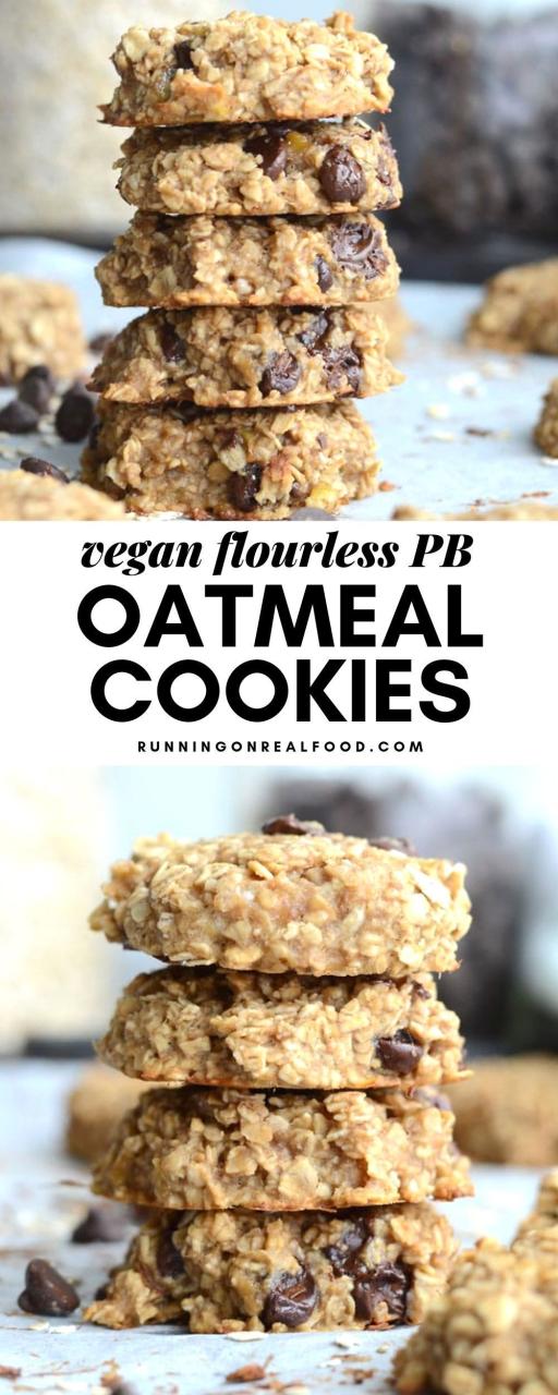 Banana Oatmeal Cookies Vegan Gluten Free