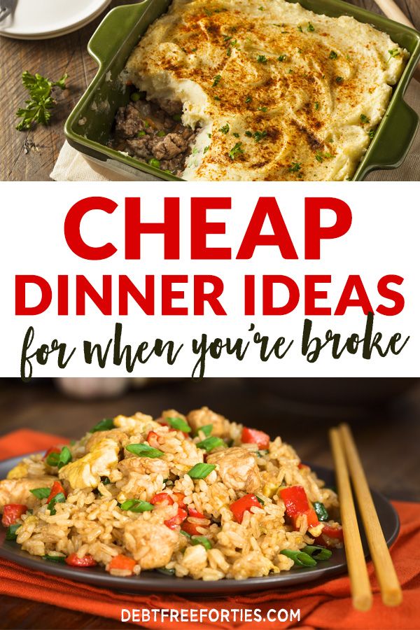 Super Cheap And Healthy Meals