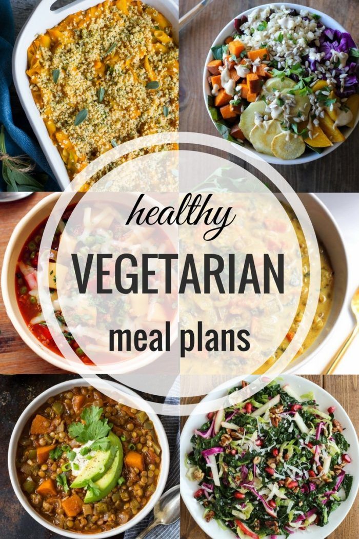 Healthy Family Meals For A Week Vegetarian