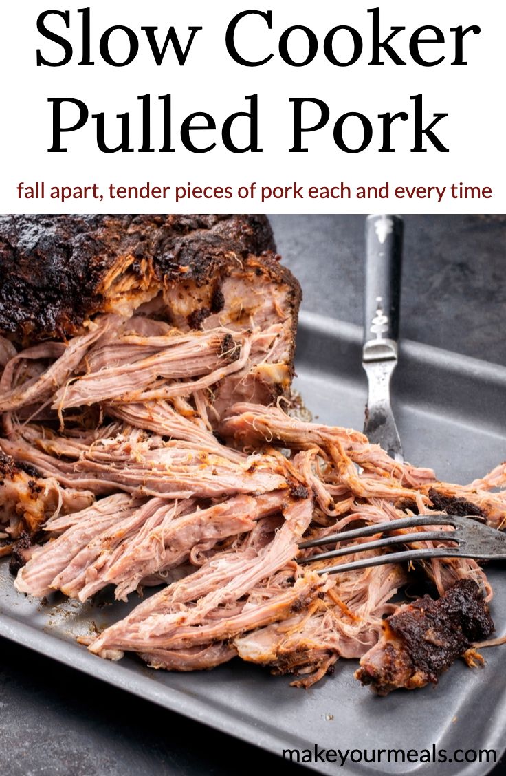 Pulled Pork Picnic Roast Slow Cooker