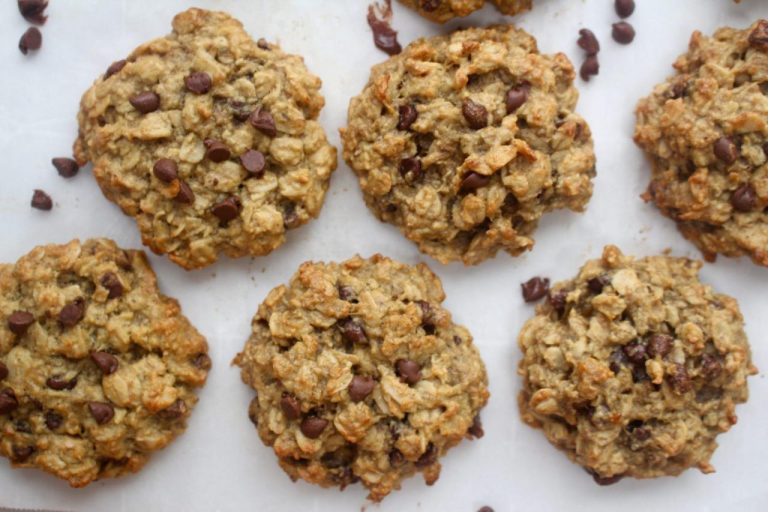 Vegan Banana Oat Cookies Healthy