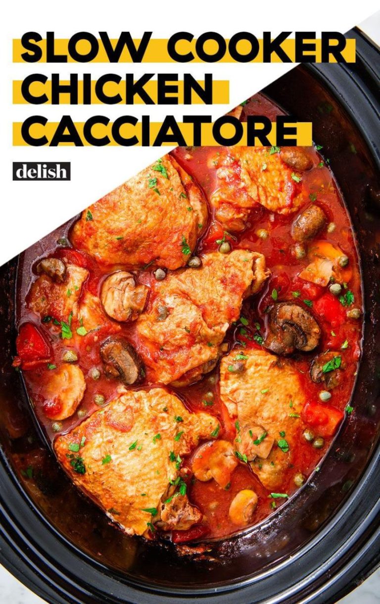 Healthy Crockpot Recipes Chicken Cacciatore