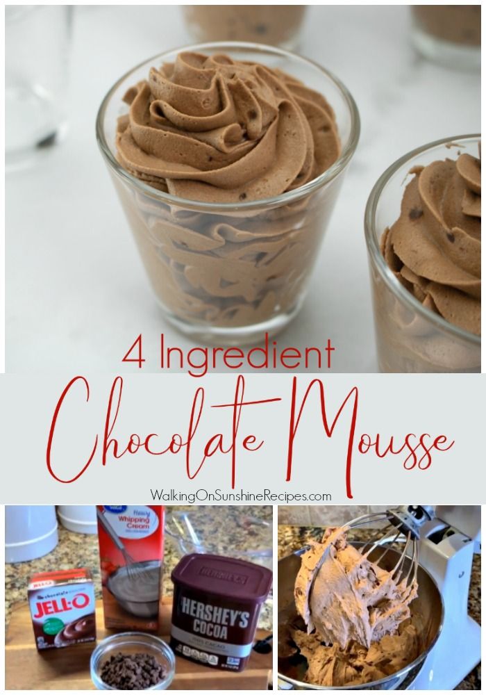 Easy Chocolate Mousse