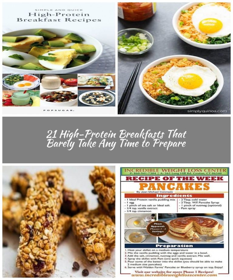 High Protein Breakfast For Weight Loss