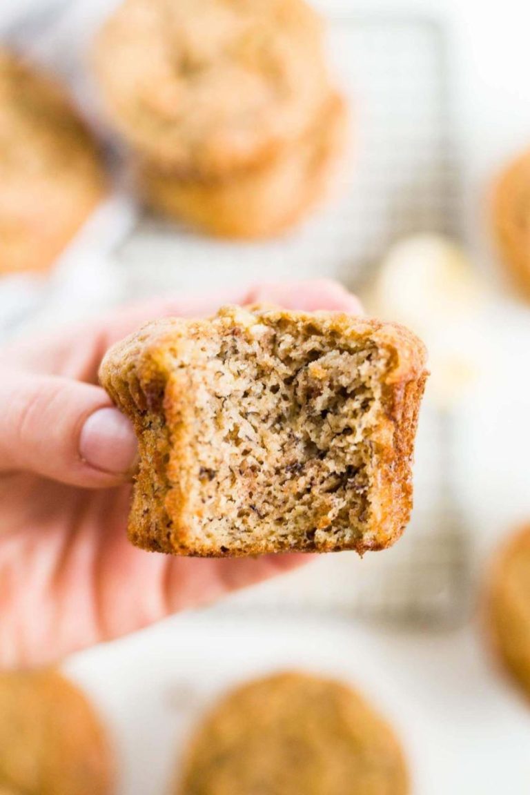 Banana Muffins Healthy Easy