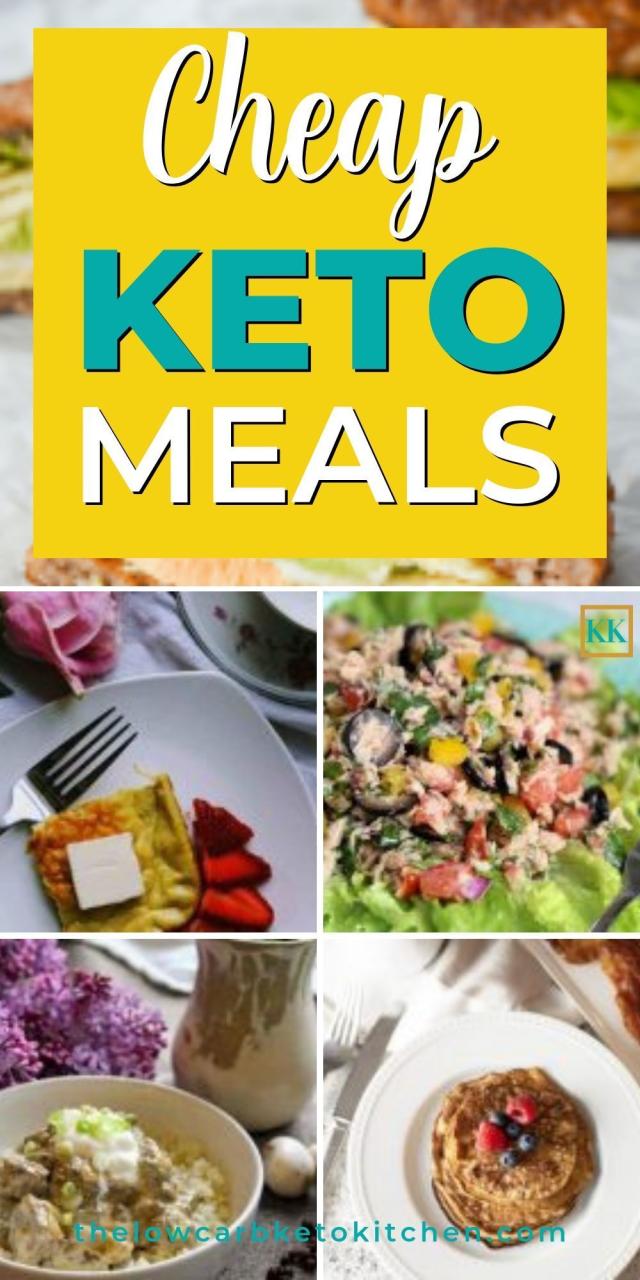 Keto Diet Cheap Meals