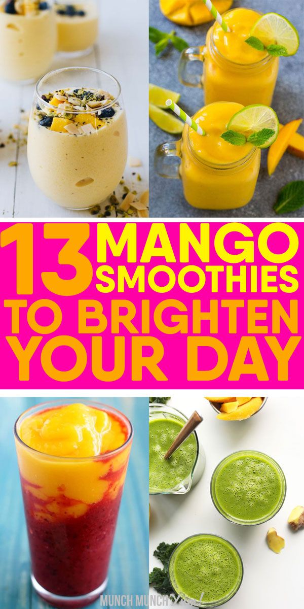 Healthy Smoothie Recipe With Mango