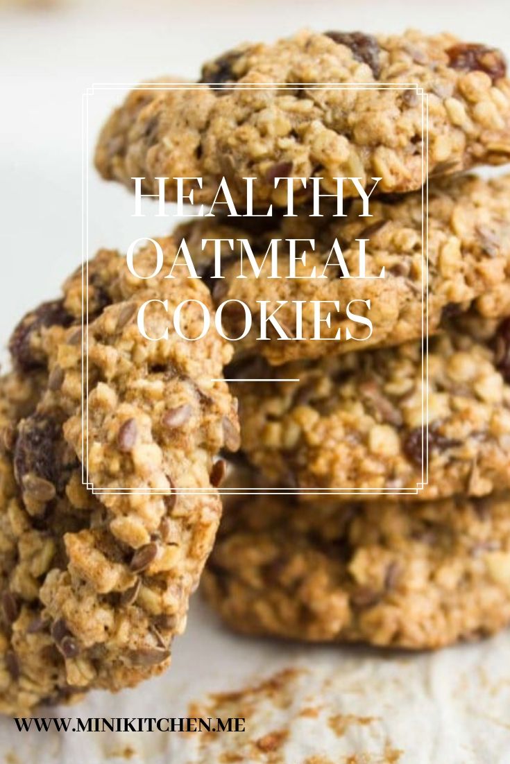 Healthy Oatmeal Cookies