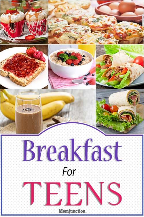 Healthy Breakfast Menu For A Teenager