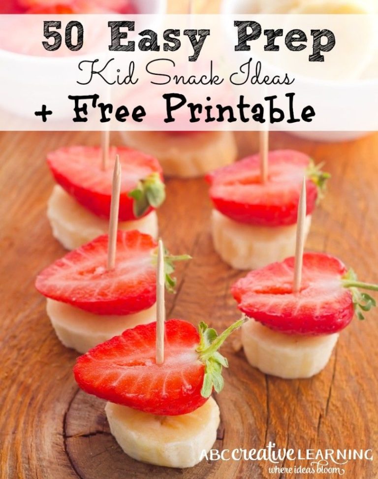 Easy Healthy Kid Snacks Recipe