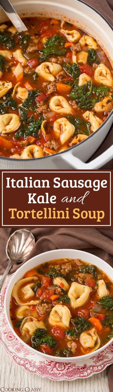 Sausage Tortellini Soup Budget Bytes