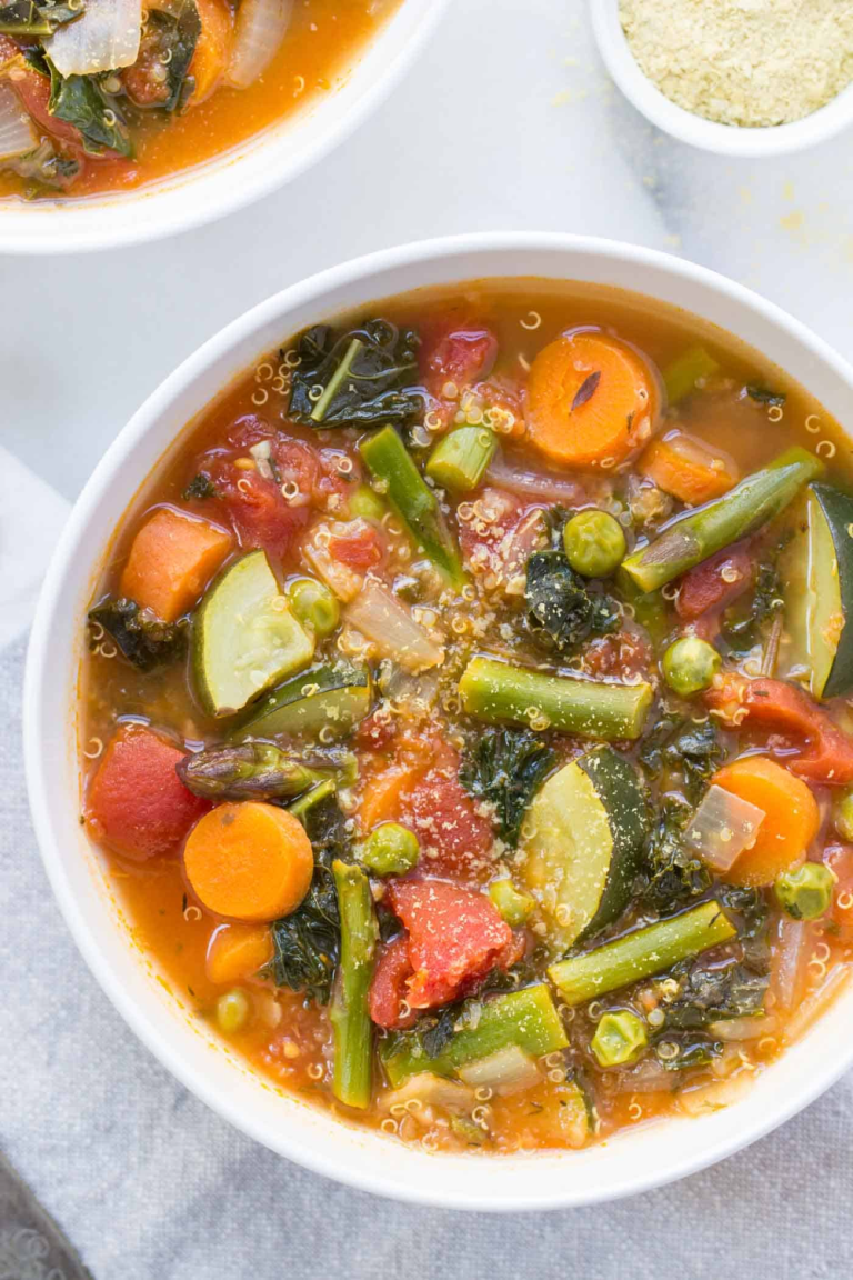 Healthy High Protein Vegetable Soup