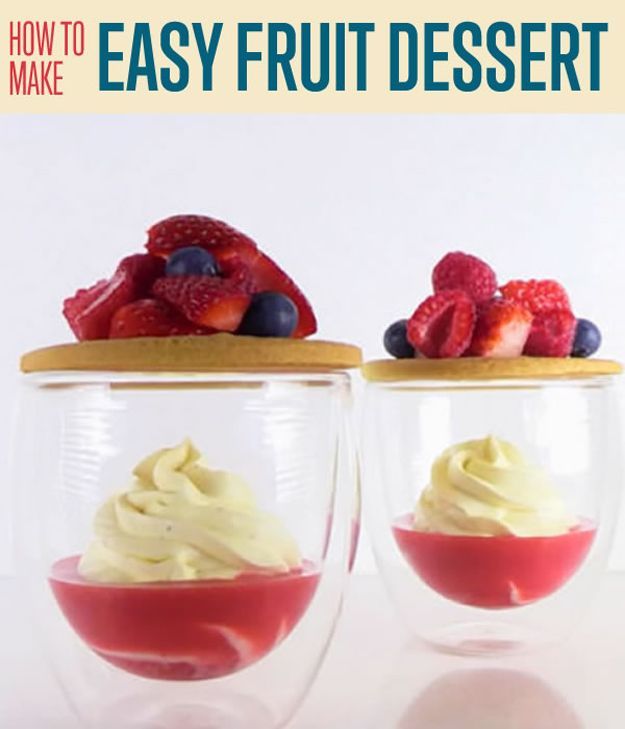 Healthy Dessert Menu Ideas