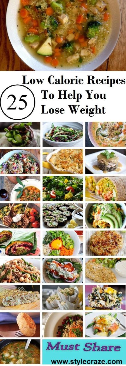 Low Calorie Recipes For Weight Loss Australia