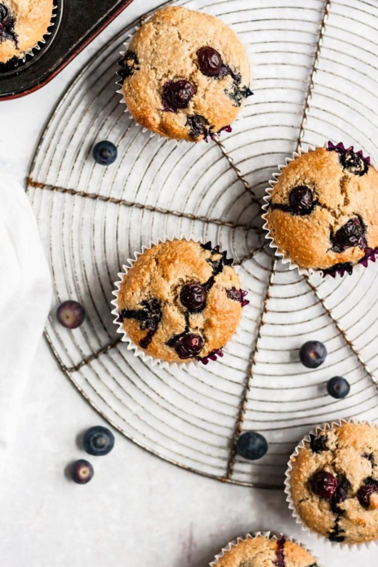 Healthy Blueberry Muffins With Gluten Free Flour