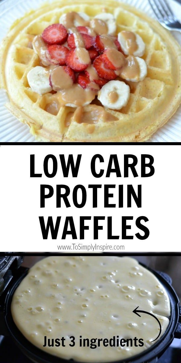 Healthy Low Carb Protein Waffle Recipe