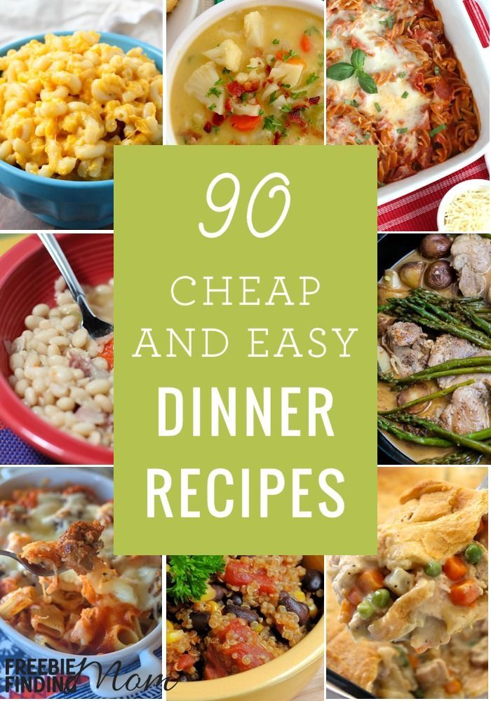 Cheap Easy Delicious Meals