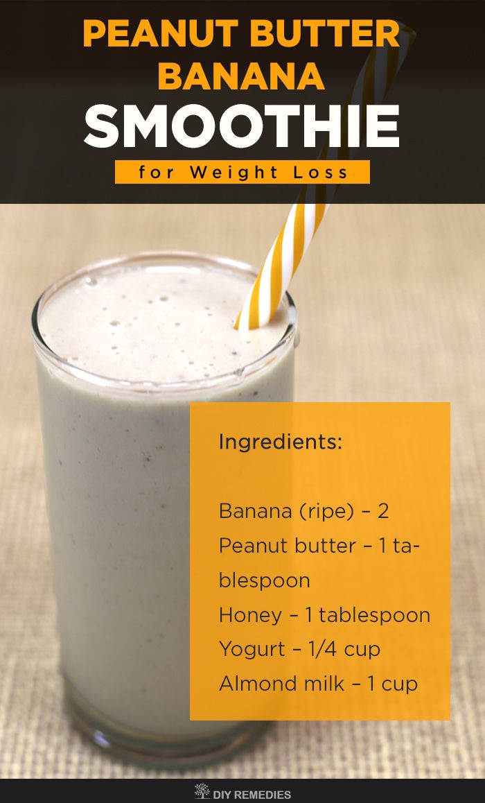 Breakfast Smoothies For Weight Loss Peanut Butter