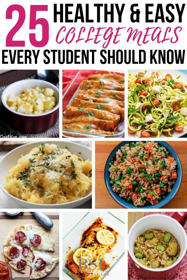 Healthy Inexpensive Meals For College Students