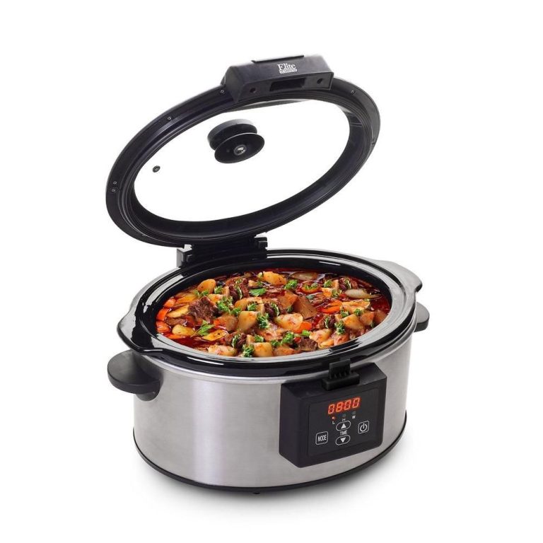 6 Quart Slow Cooker With Locking Lid